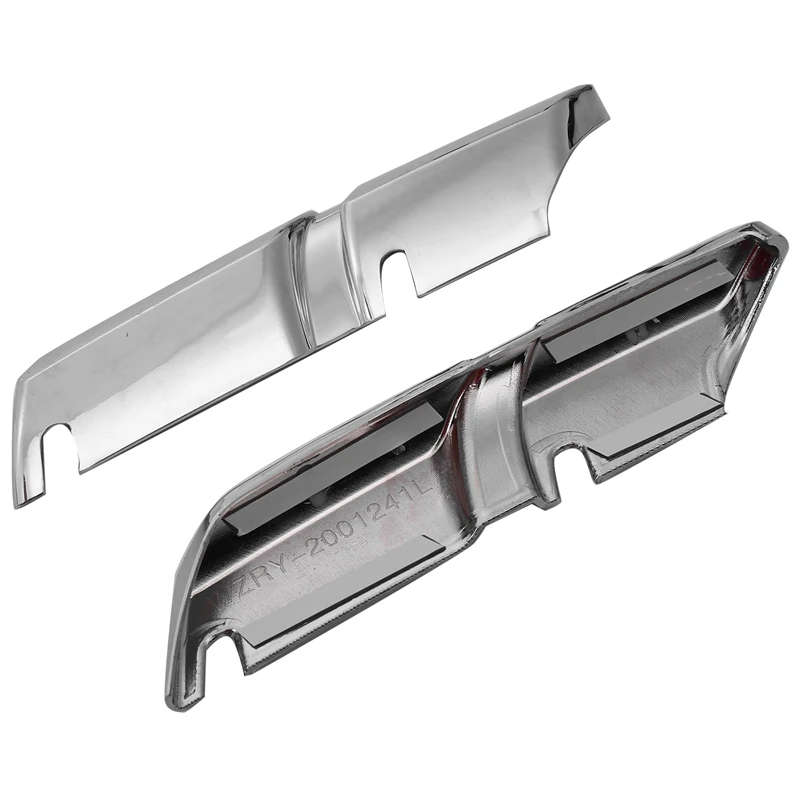 Car Front Grille Cover Trim Molding Chrome Abs Protector Sticker for Renault Kadjar 2015-17