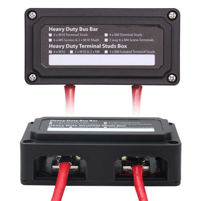 Car ANL Fuse Box 35-750A High Current Fuse Box with LED Indicator for 32V DC circuit automobiles