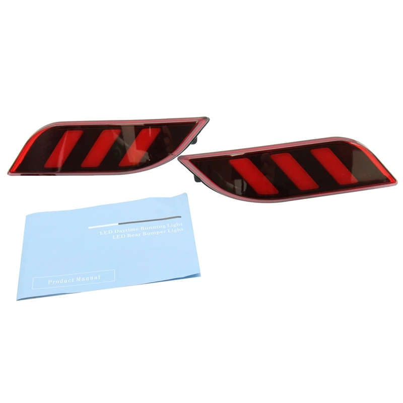 2Pcs for 2017-2018 Jeep Guide Rear Tail Light Rear Brake Warning Light