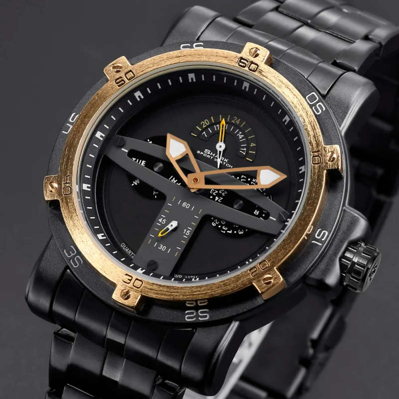 GENUINE SHARK Greenland Shark Sport Watch Men Luxury Brand