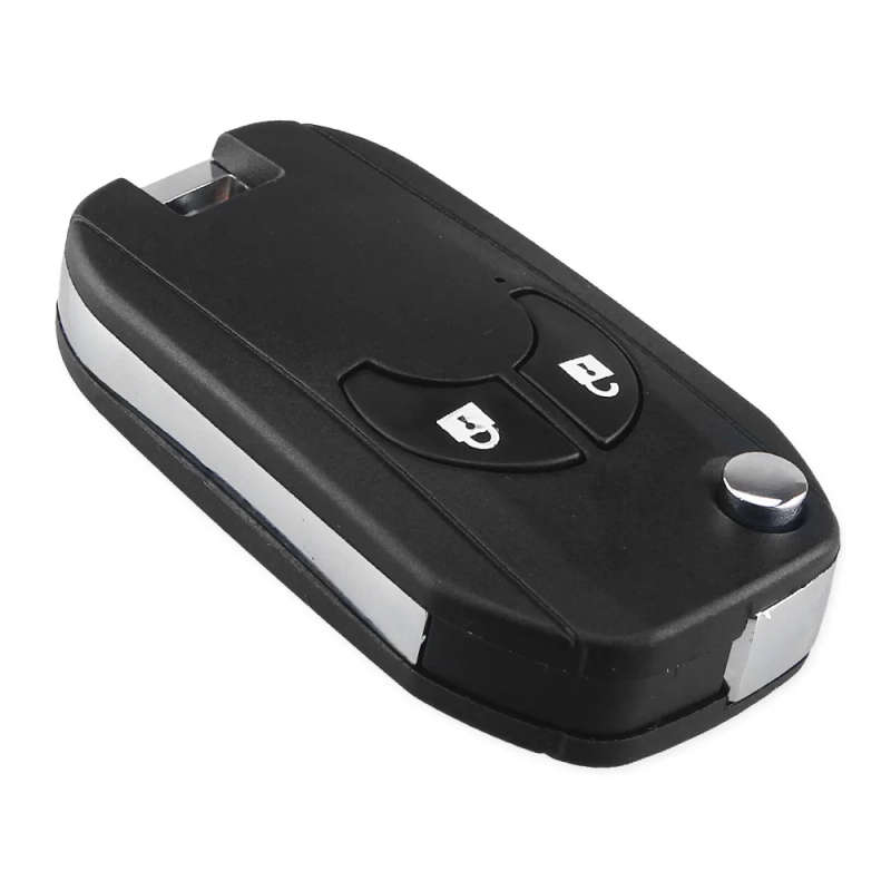 2 Button Smart Flip Folding Remote Key Case Shell Fob For NISSAN Cube Micra Qashqai Juke