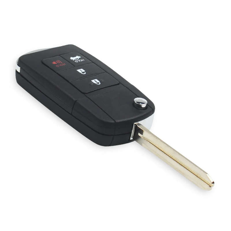 Uncut/Cut Key TOY43 Blade Remote Key Shell For TOYOTA Reiz Corolla Camry RAV Fob Case