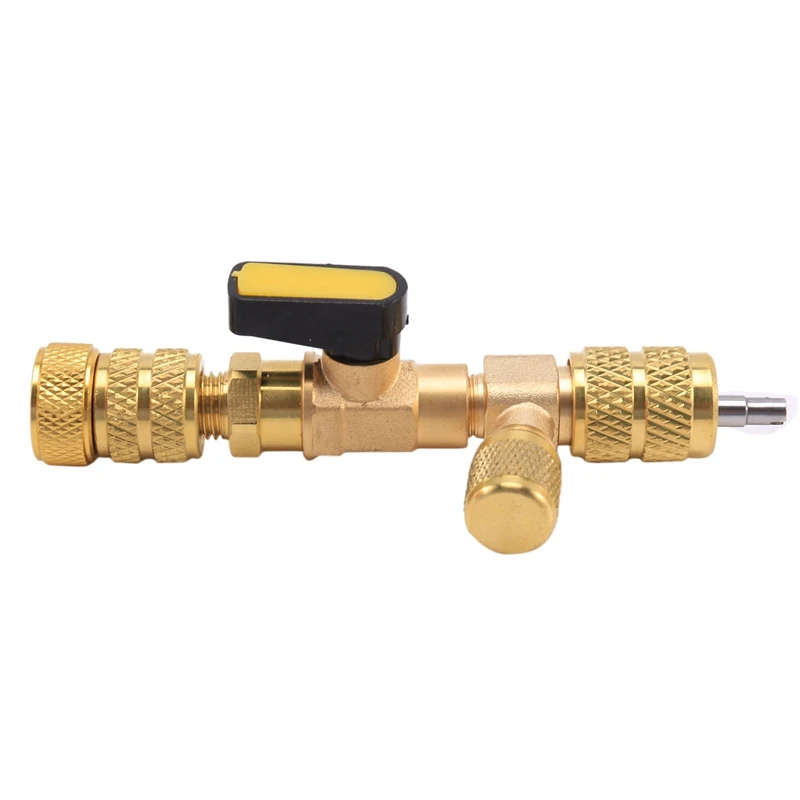 2X R410A R22 Dual Size SAE Port HVAC Valve Core Removal Installer Tool(No Gas Loss)