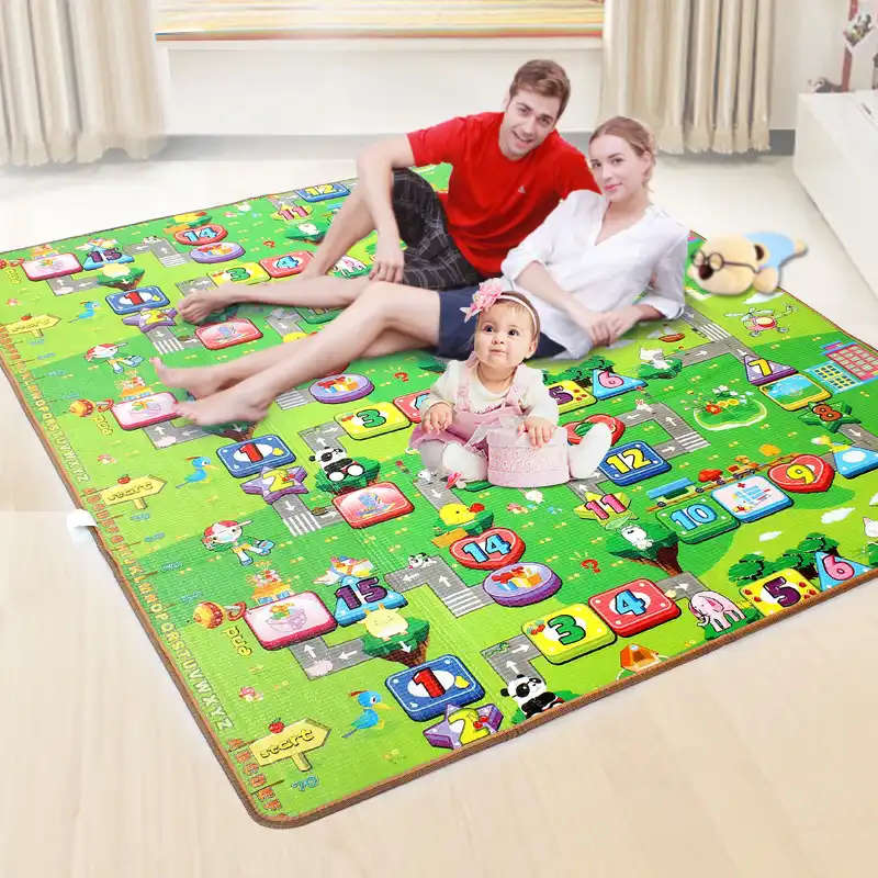 Baby Play Mat 0.5cm Thick Foldable Crawling Mat Double Surface Baby Carpet  Rug Cartoon Game Playmat Developing Mat for Children| | - AliExpress