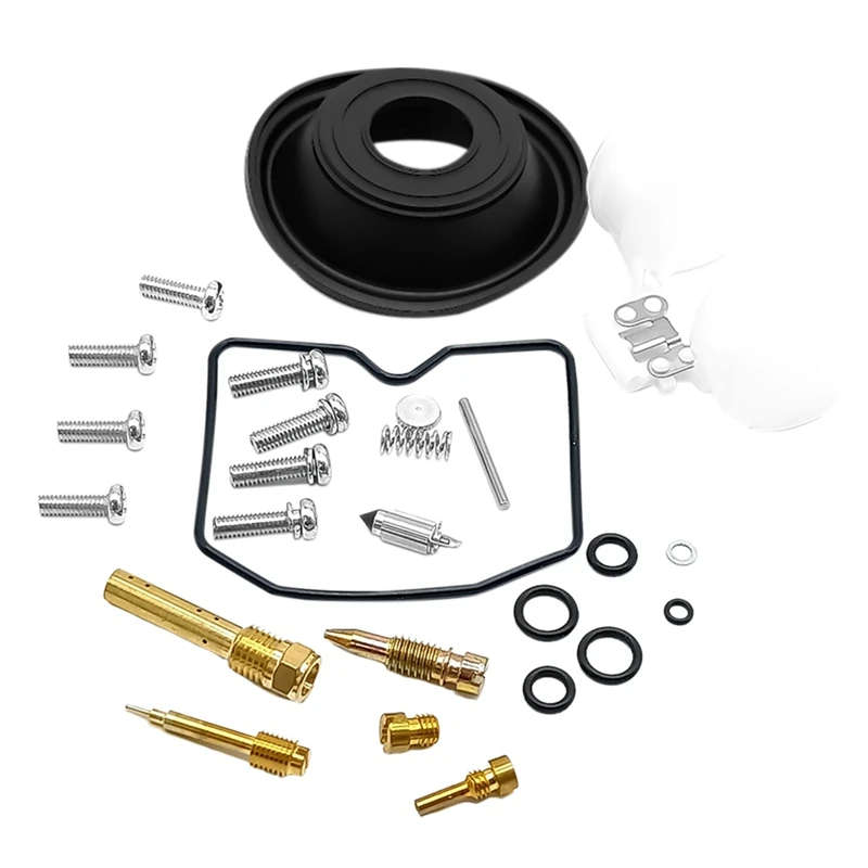 Motorcycle Carburetor Repair Kit Motorcycle Carburetor Piston Float Gasket Kit for Kawasaki