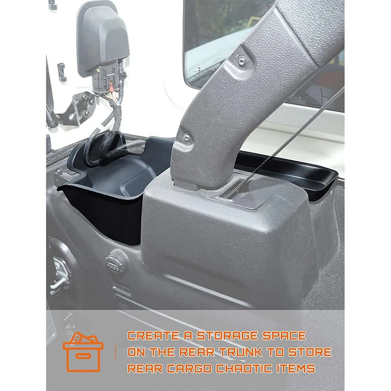 Rear Trunk Organizer for Jeep Wrangler JL JLU 2018 2019 2020 2021