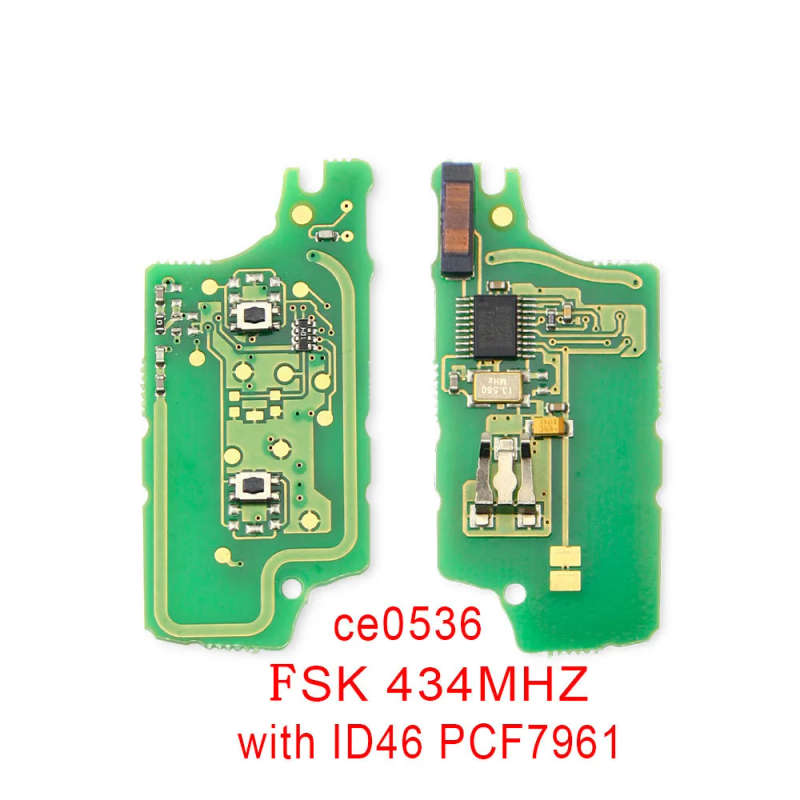 For Peugeot 207 208 307 308 408 Partner/CITROEN ASK/FSK Remote Key Electronic Circuit Board
