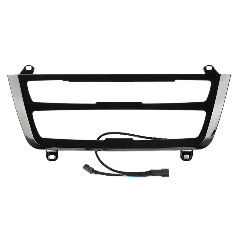 Double Color AC/Radio Trim, Dual LED Luminescent Bezel For-BMW M3 M4 Series F30 F35 3GT