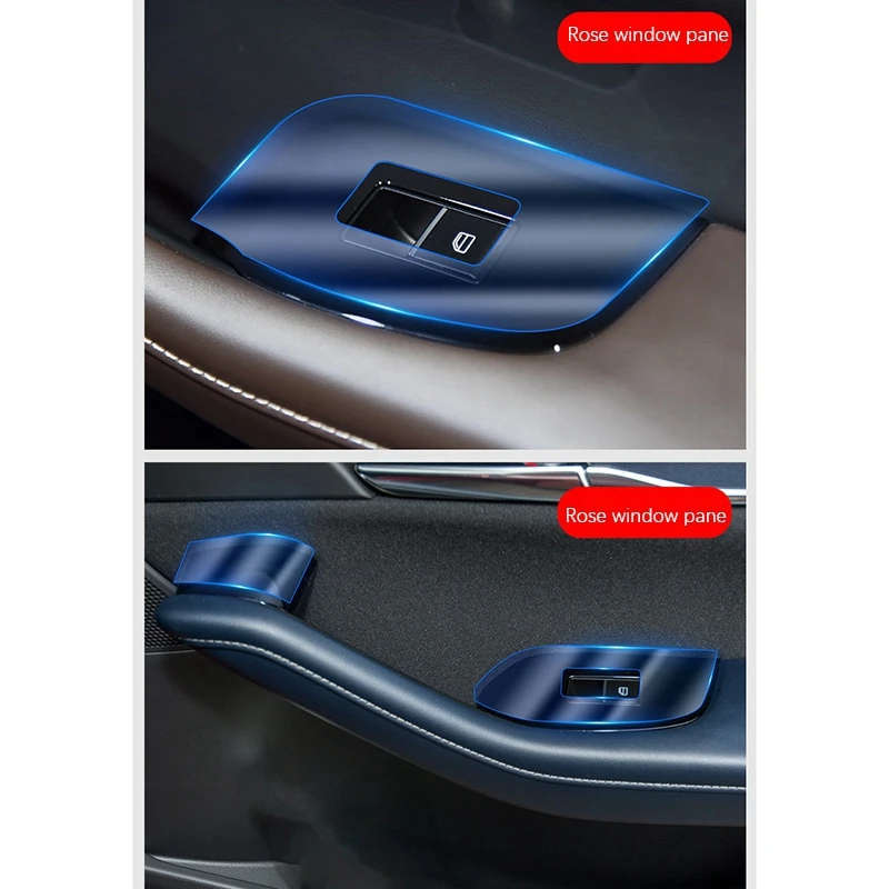 Car Center Console Protective Film TPU Interior Anti-Scratch Protective Film for Mazda CX-30