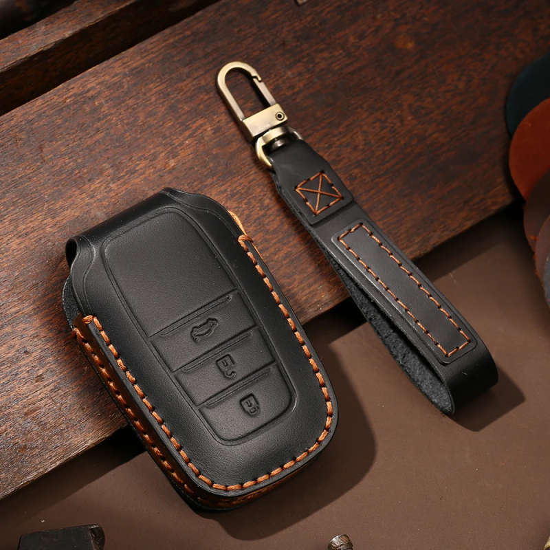 Car Key Case Full Cover for Toyota Altis Corolla Rav4 CH-R Camry Hilux Fortuner Crown 3 Buttons