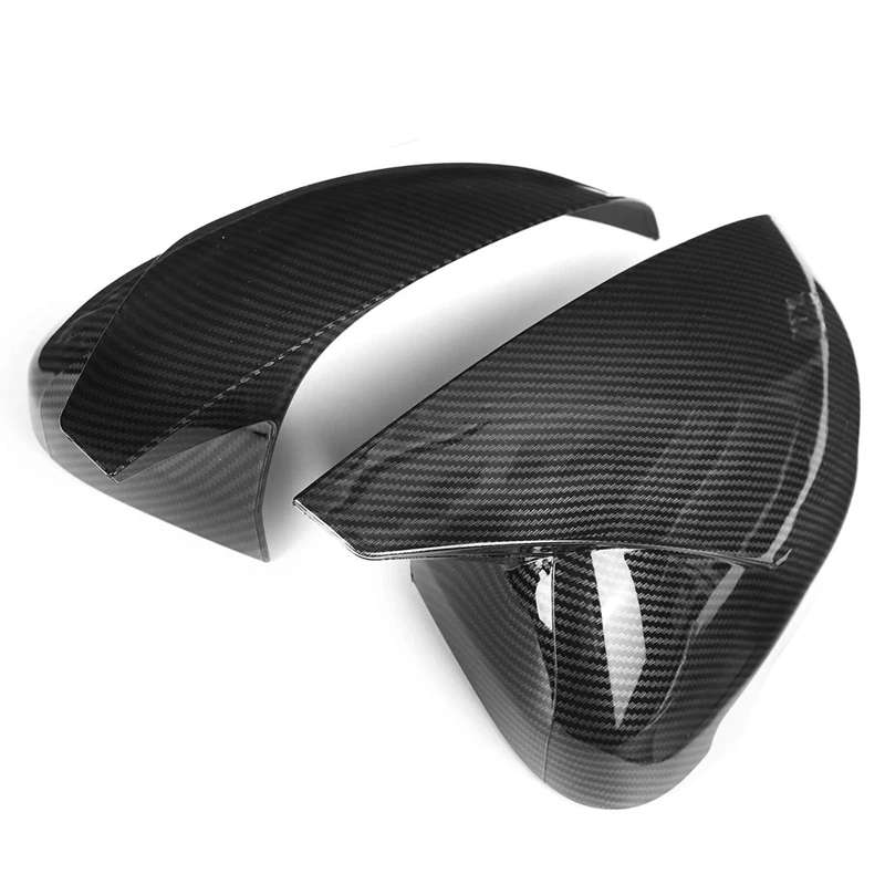 2Pcs A4 Mirror Cover Add-on Car Rear View Rearview Side Mirror Cover Cap for- A4 S4 RS4 A5 S5 RS5