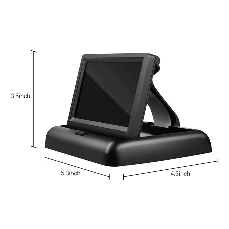 Car Mirror Camera for Baby 4.3 Inch HD Display Back Seat Full View Baby Car Camera