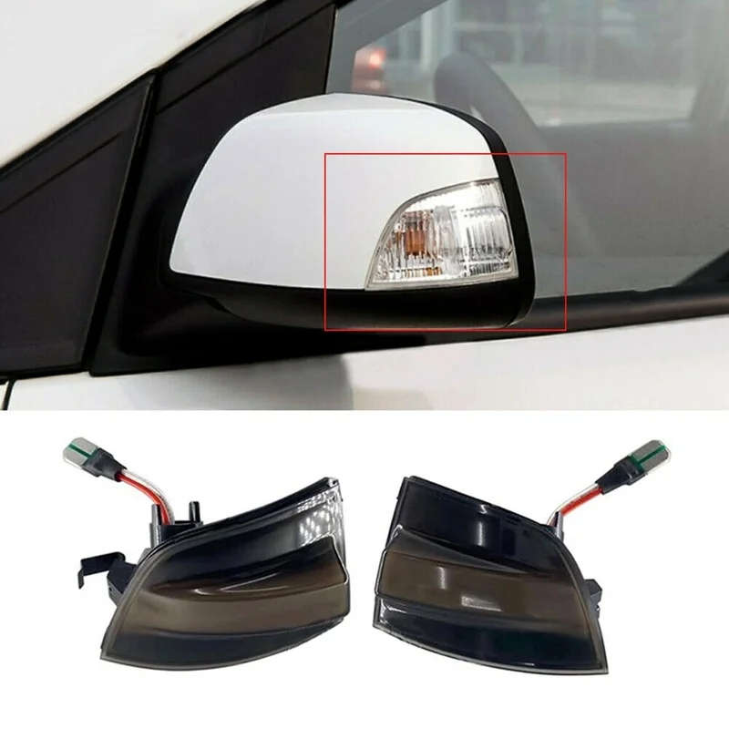 Reversing Mirror Streamer Turn Signal Running Water Signal Lamp for Ford C-MAX Classic Focus MK2