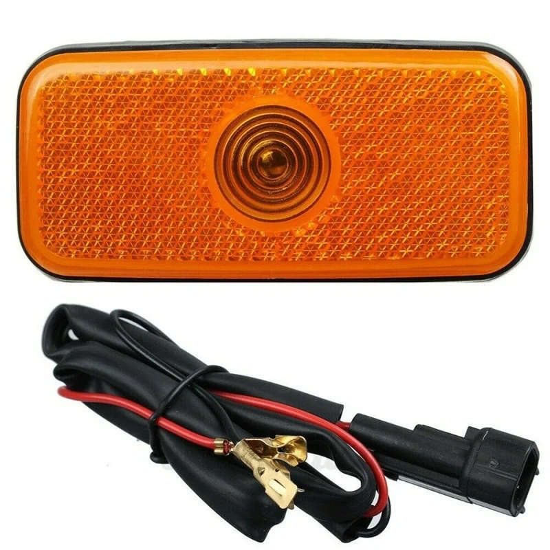 2Pcs Auto Halogen Turn Signal Side Marker Light Lamp for Ford Transit MK6 MK7 2000-2013 VYC155034AC