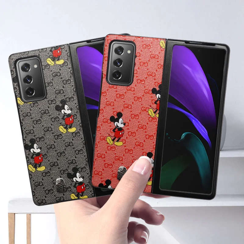 Disney original Mickey Minnie phone case for Samsung Galaxy Fold 1/2 / Mate X2 folding ant