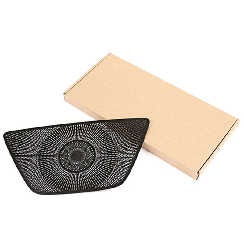 Dashboard Center Console Audio Horn Net Cover Speaker Trim for X5 G05 2019 Aluminum Alloy