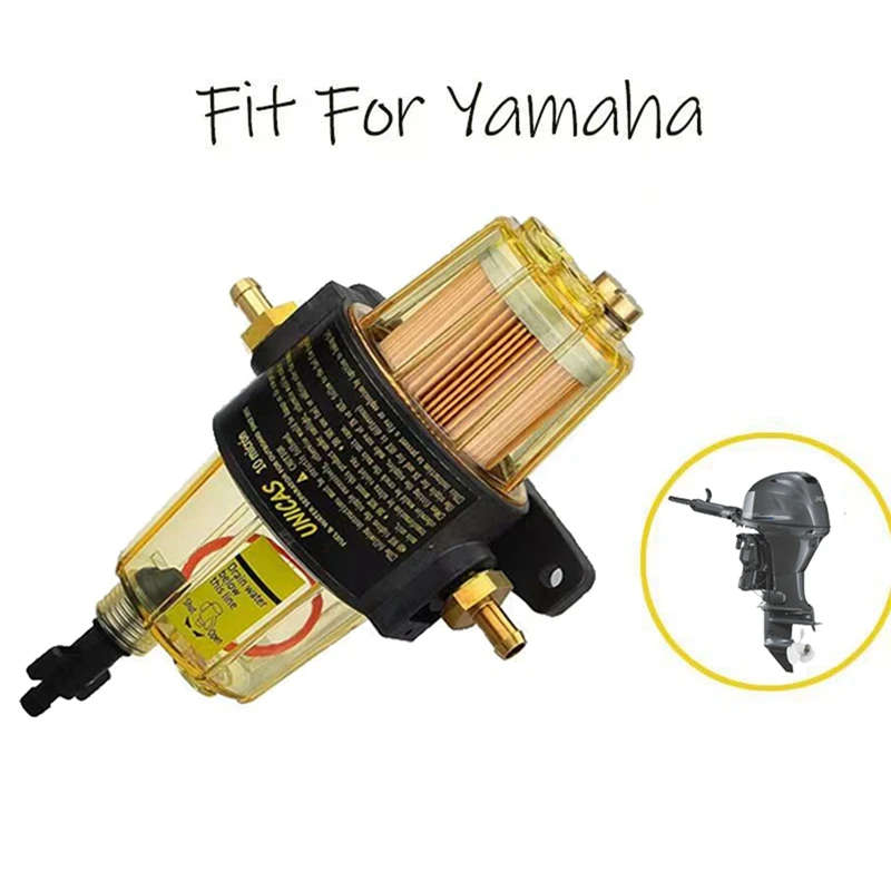 UF-10K Fuel Filter Fuel-Water Separator Assembly with Wrench for Yamaha Suzuki Tohatsu Mercury