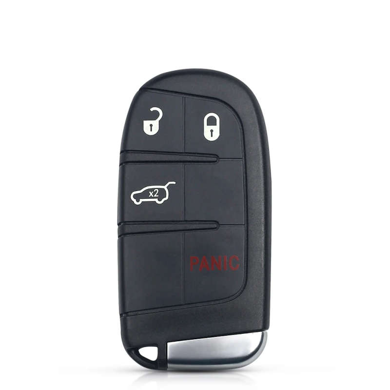 For Dodge Durango Jeep Grand Cherokee 4 3+1 Button Smart Key Replacement Remote Key Shell Case Fob