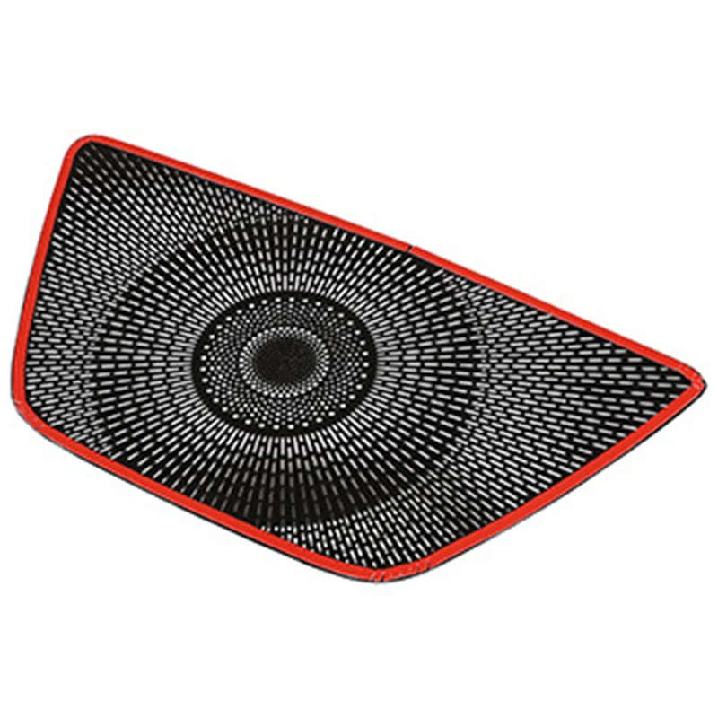 Dashboard Center Console Audio Horn Net Cover Speaker Trim for X5 G05 2019 Aluminum Alloy