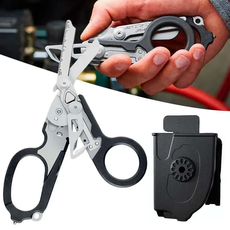 Raptor Emergency Response Shears multifunctional scissors with Strap Cutter and Glass Brea