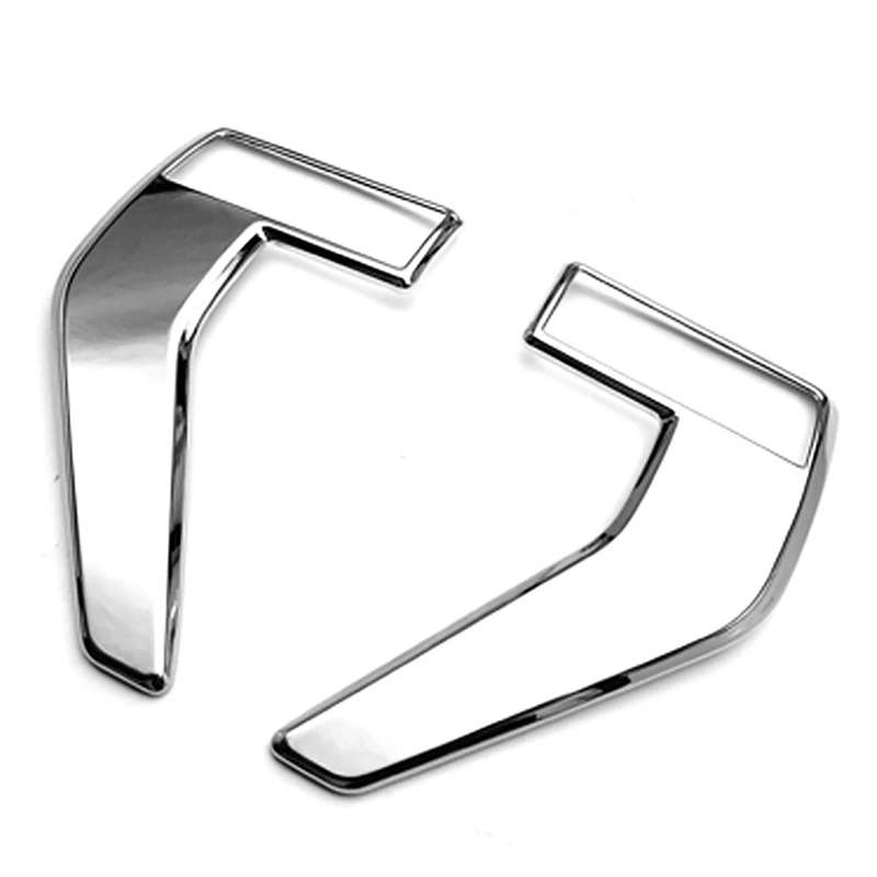 For Ford F150 2020 2021 Chrome Side Air Outlet Fender Grille Vent Trim Cover
