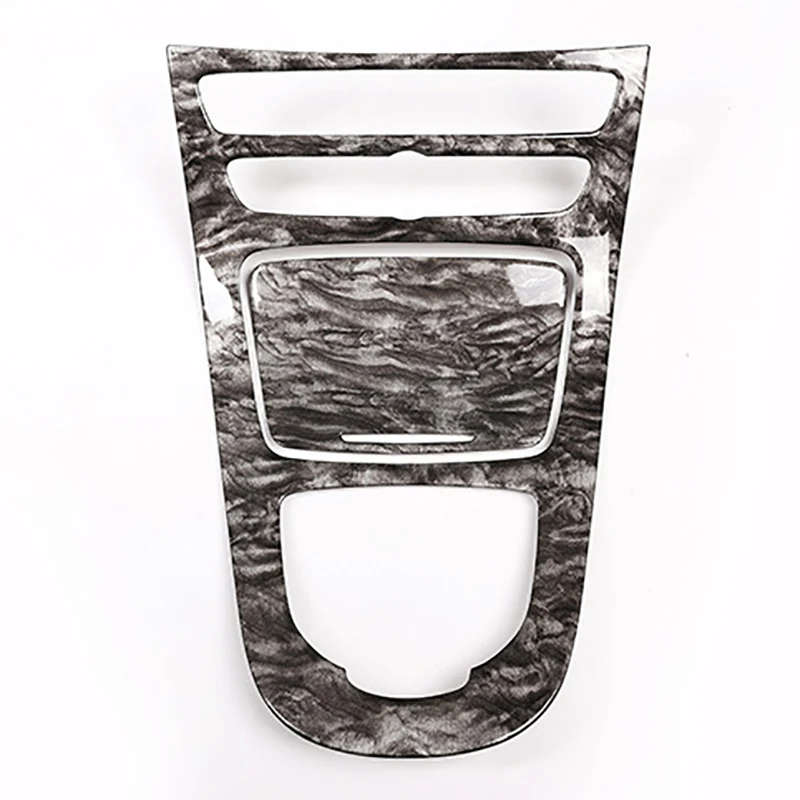 2Pcs Console Gear Panel Frame Console Gear Shift Panel Cover Trim for Mercedes Benz E-Class W213