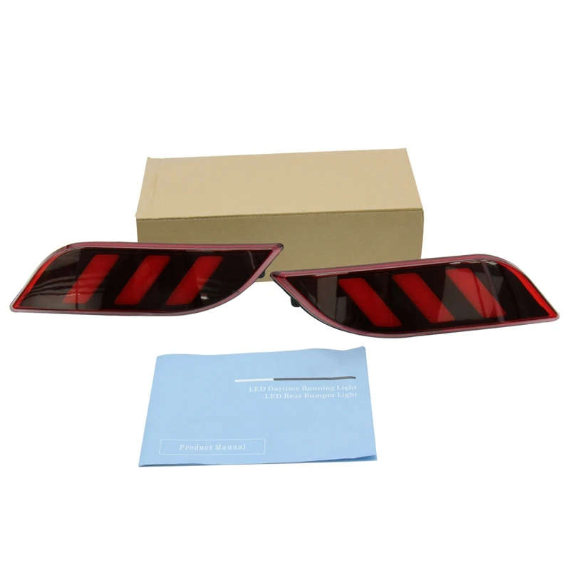 2Pcs for 2017-2018 Jeep Guide Rear Tail Light Rear Brake Warning Light