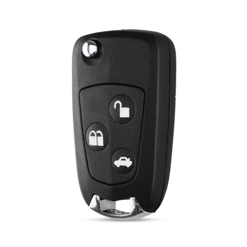 3 Buttons Remote Folding Key Flip Shell Case Uncut Blank For Ford Focus Mondeo Fiesta
