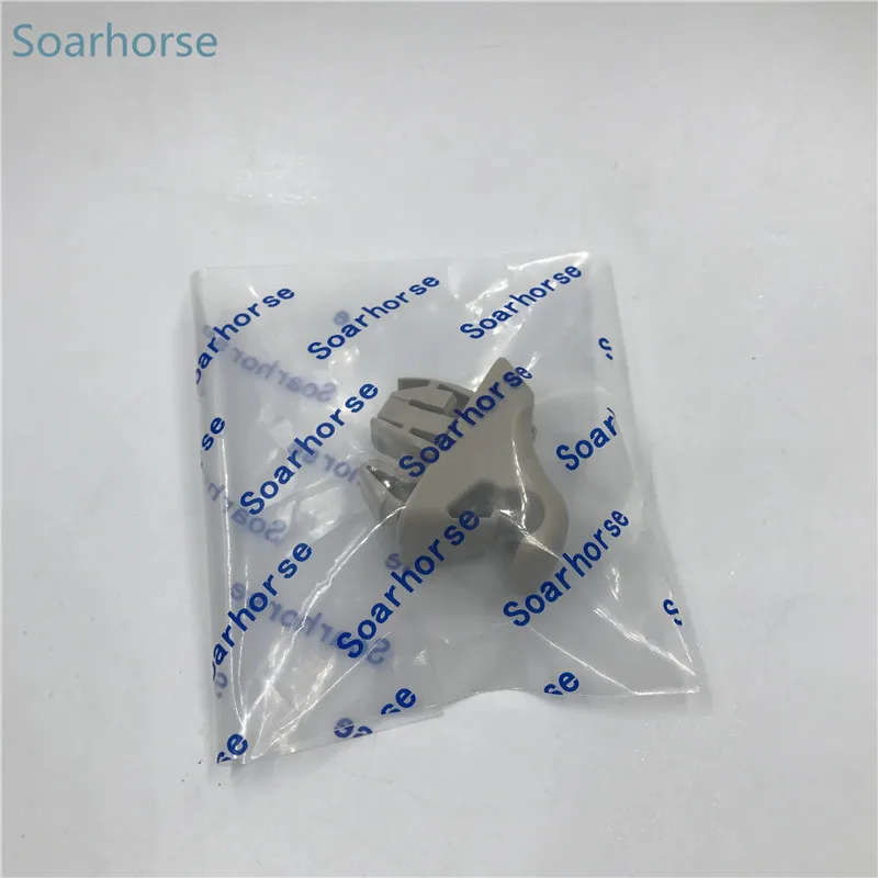 Car Sun Visor Hook clip bracket gray beige For Mitsubishi Pajero Montero III 2000-2006 V73 V77 V93