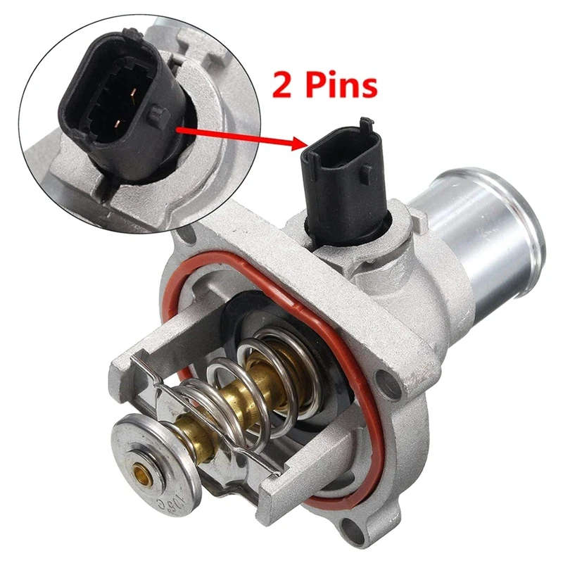 Car Aluminum Engine Cooling Thermostat Housing Cover for Chevrolet Opel Astra G 1998-29/H 2004