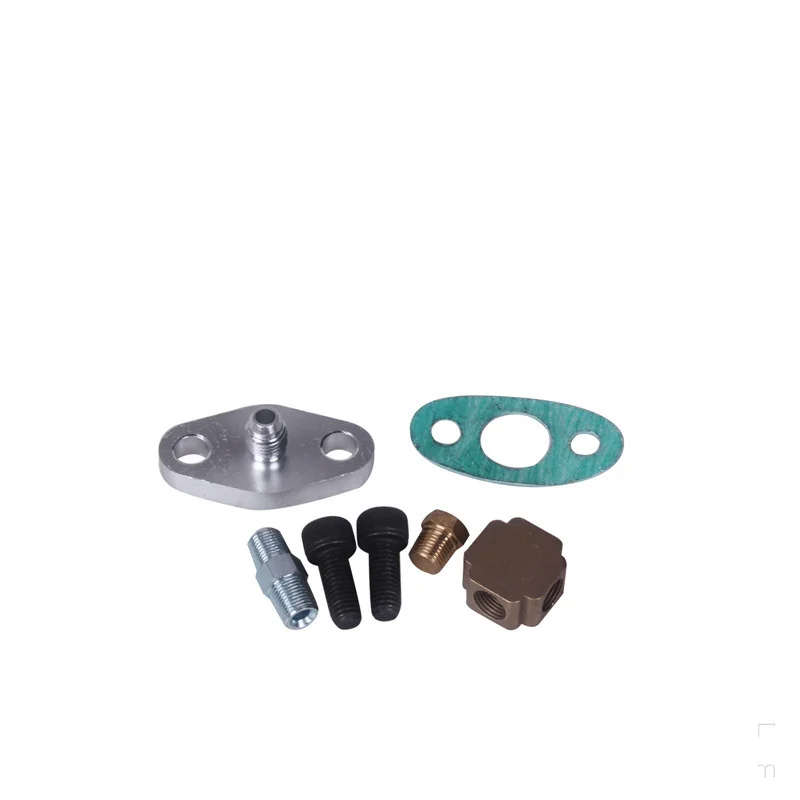 T3 turbocharger oil circuit adapter kit turbo oil pipe Kit