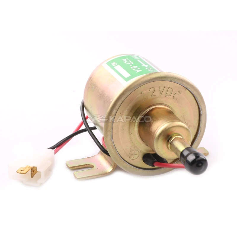 12/24V HEP-02A Universal Electric Fuel Pump Low Pressure Bolt Fixing Wire Diesel Petrol