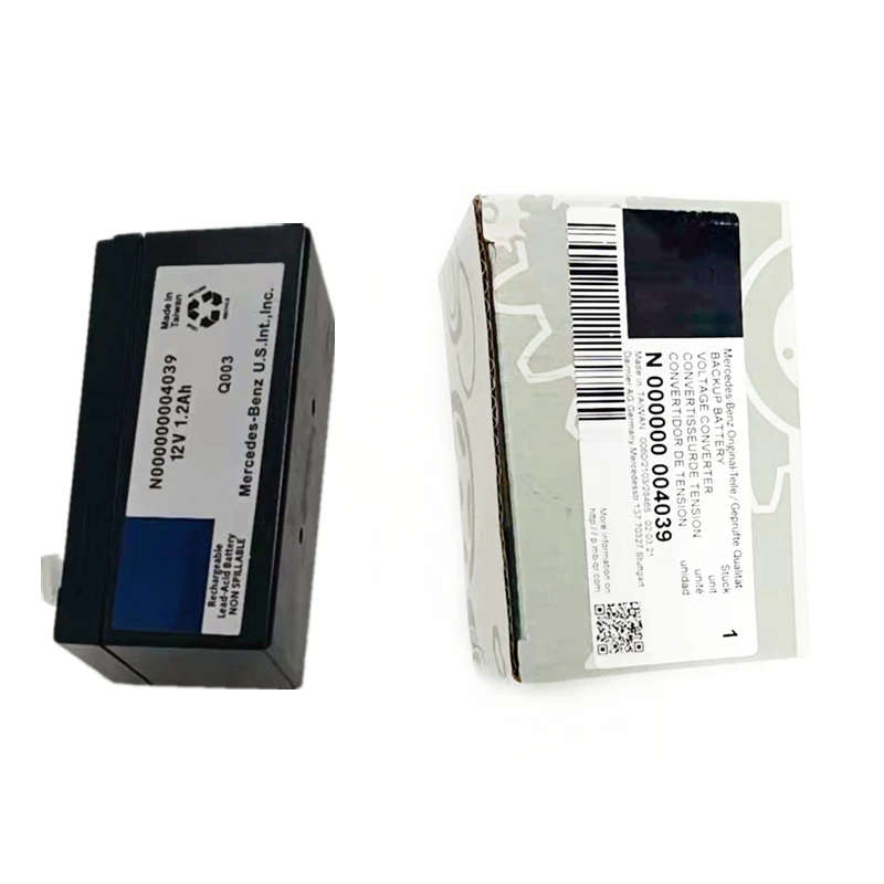 Auxiliary Battery 12V 1.2Ah For Mercedes Benz CL ML R S Class Battery Backup Battery 000000004039