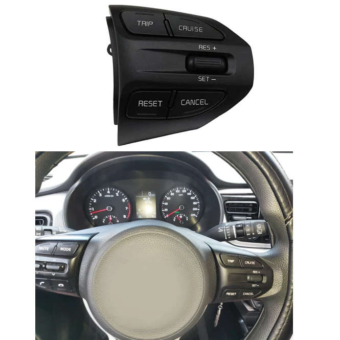 Steering Wheel Button Buttons Bluetooth Phone Cruise Control Volume for KIA K2 RIO/RIO X LINE