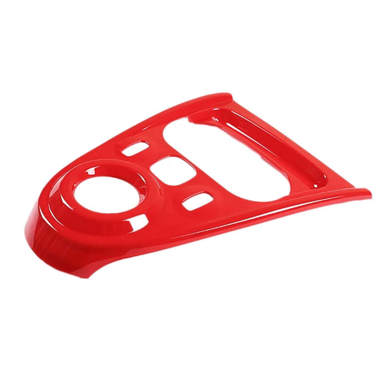 For Mercedes-Benz Smart 453 Fortwo Forfour 2015-18 ABS Car Gear Shift Knob Panel Frame Cover Trim