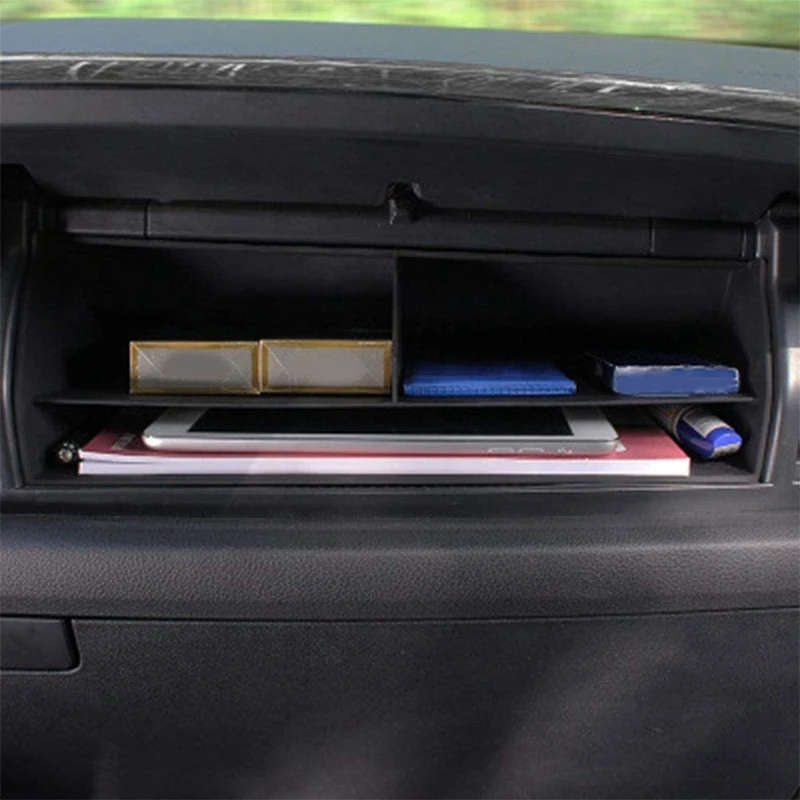 Car Styling Copilot Console Storage Box Tray Holder Pocket Trunk Organizer for Skoda Kodiaq 17-19 GT