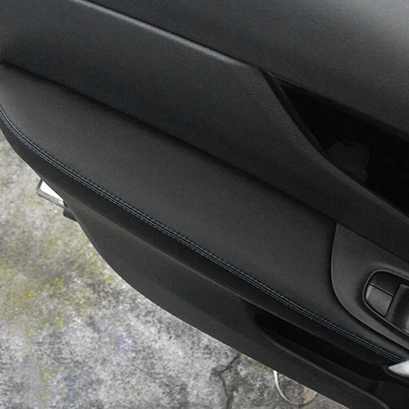 PU Leather Interior Door Armrest Panel Cover Trim for Nissan Qashqai J11 2016 2017 2018