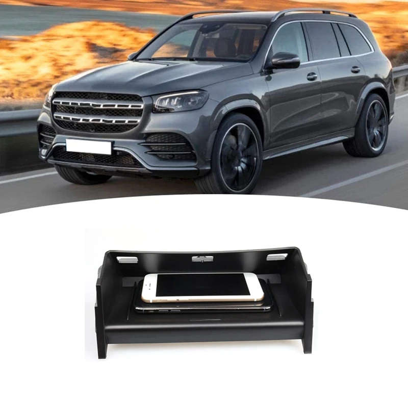 Car Wireless Charger for Mercedes Benz GLE GLS Class GL ML W166 X166 C292, 15W Phone Quick Charging