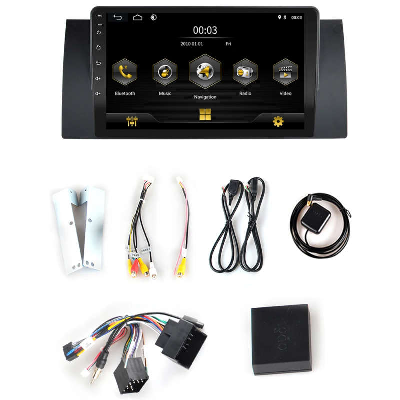 Android 8.1 2 din Car Auto Radio for BMW 5 E39 E53 X5 1995-06 Navigation AM GPS Multimedia Player