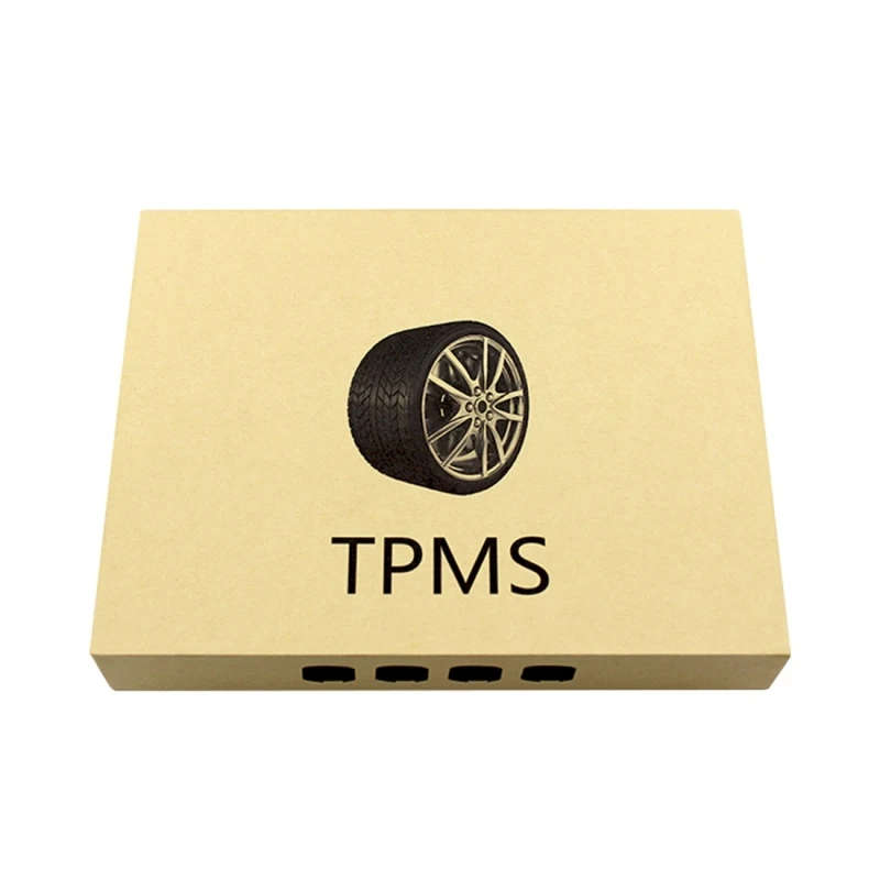 PZ805-E Video TPMS Car External Tire Pressure Monitor with 4 External Sensors