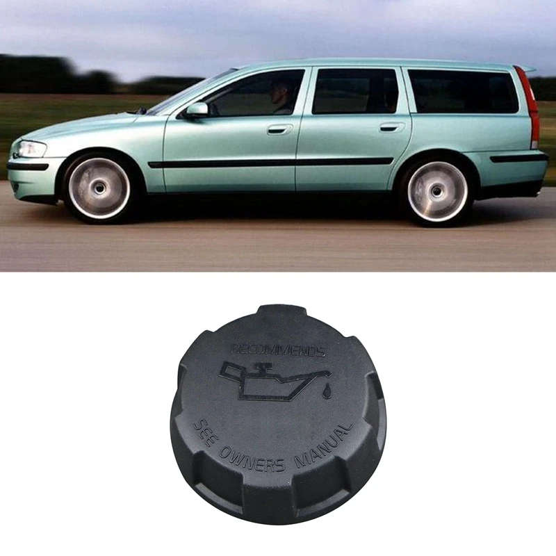 Engine Oil Filler Cover Lid Car Filler Cap for Volvo 780 850 940 960 C70 S80 S90 V40 V70 2000-16