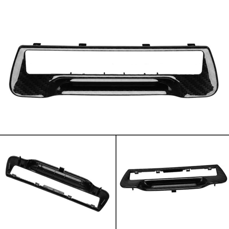 Car Rear Armrest Cup Holder Surround Trim Set Black Fit for- A6 / A7 2011-2016 8P0885995B 6PS