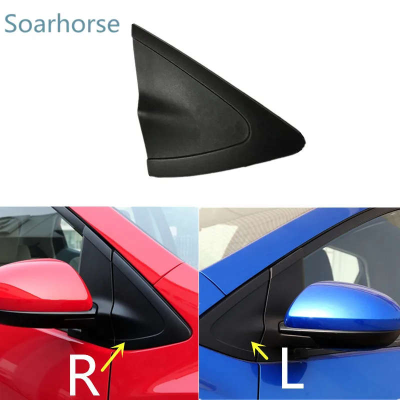 For Mazda 2 Demio DE Front Window Triangle Trim Plate Side Window Mirror Triangle Garnish Cover