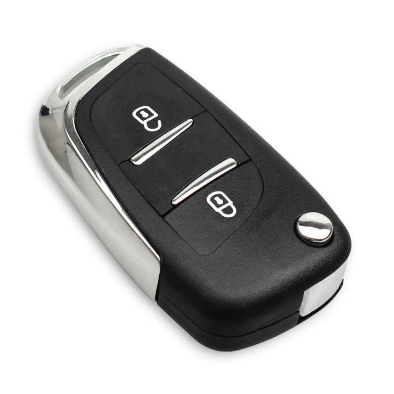 ASK Fob For Peugeot 407 307 607 HCA/ VA2 Blade 2 Buttons 433MHz ID46 Chip Modified Flip Remote Key