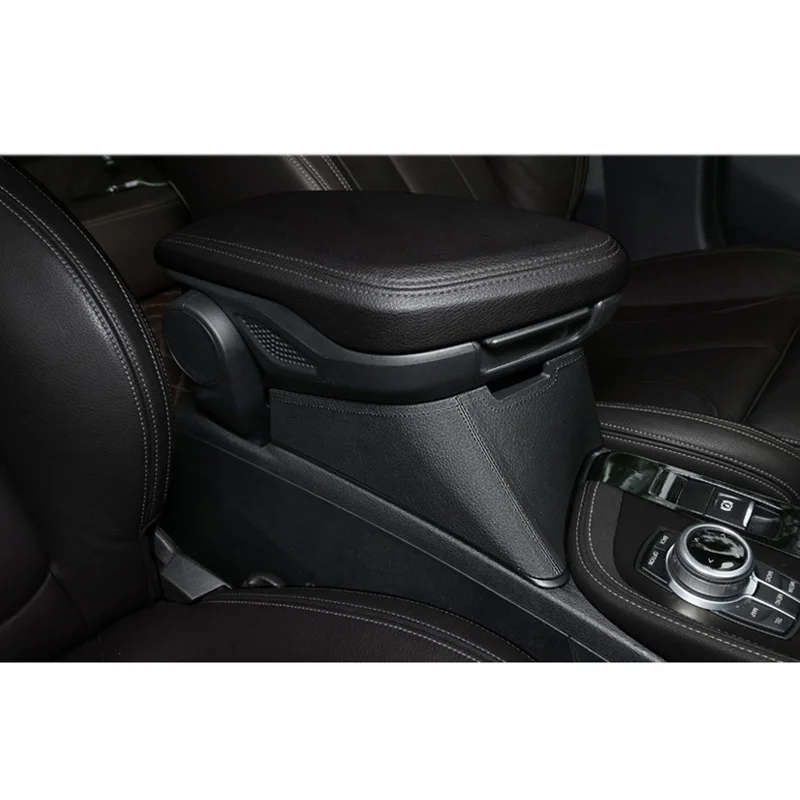 For-BMW X1 X2 F47 F48 -2020 Central Console Armrest Box Storage Box Leather Organizer Tray