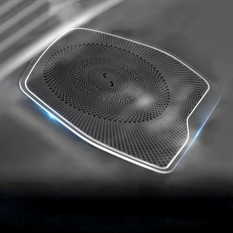 Car Dashboard Horn Cover Dashboard Speaker Cover for Mercedes-Benz W205 C180 C200 GLC C260 2015+