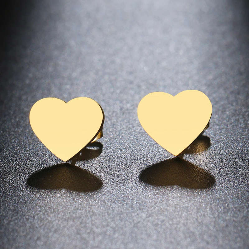 Retail Price R550 Stainless Earring Ref 10 Heart - DO NOT FADE