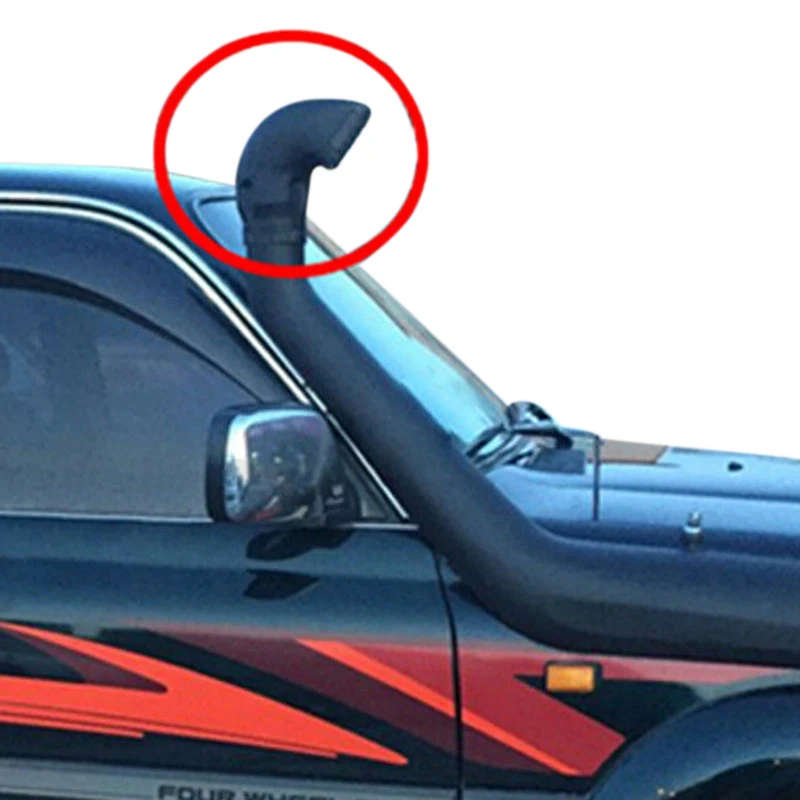 Elbow Wading Head Air Intake Air Ram Snorkel Top Snorkel Head Fit for Toyota Landcruiser Vdj70