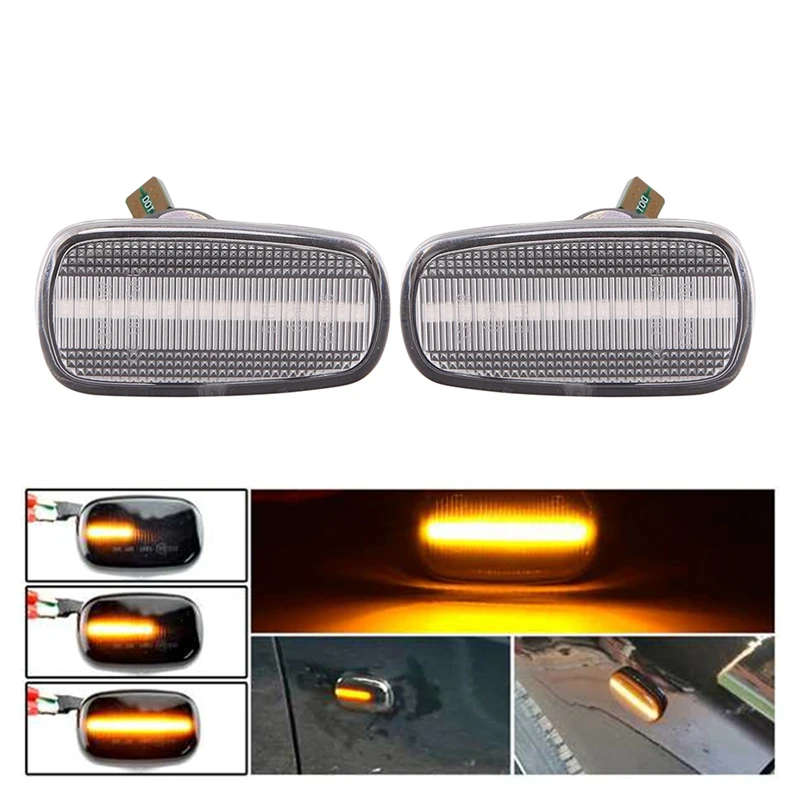 Car Dynamic Side Marker Light LED Turn Signal Light for Lexus IS200 300 LS430 Toyota Prius