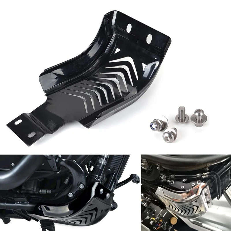 Front Spoiler Skid Plate Engine Guard Cover Chin Fairing Lower Cover for Sportster XL883 XL1200